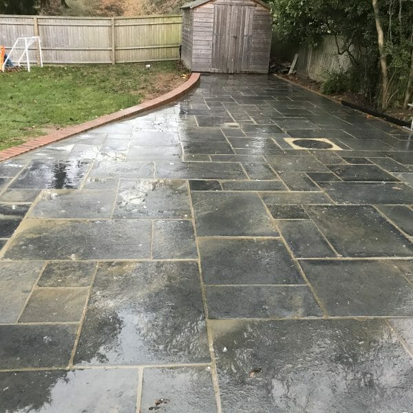 Bramshott in Hampshire Patio and Extension groundworks construction